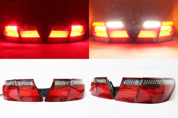 画像3: レクサス ＬＳ 前期 フルLEDテール 流星ウィンカー対応 インナーブラック塗装 (3)