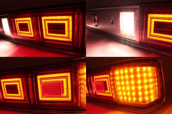 画像5: GZG50 センチュリー 前期 フルLEDテール アクリル仕様 流星ウィンカー対応 (5)