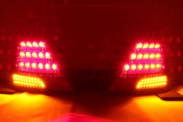 画像6: 18 クラウンマジェスタ フルLEDテール ファイバー仕様 流星ウィンカー インナーブラックラメフレーク塗装 (6)