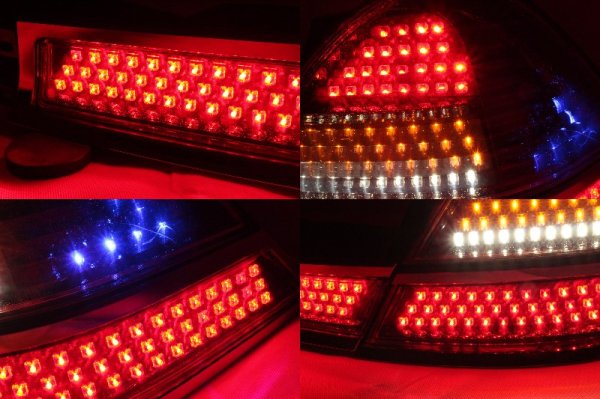 画像5: RB1/2 オデッセイ 後期 フルLEDテール 流星ウィンカー対応 インナーブラックラメフレーク塗装 (5)