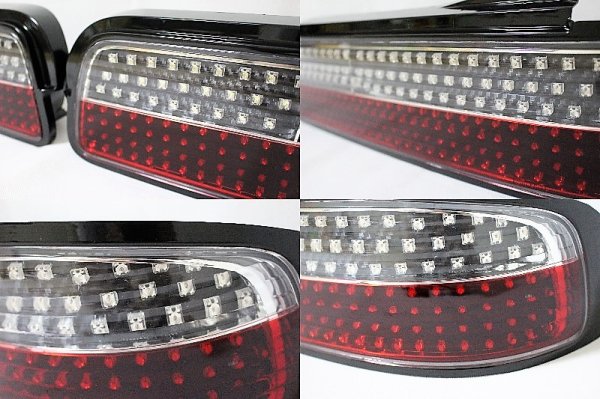 画像4: S13 シルビア フルLEDテールランプ 新品社外テールランプ使用　W流星対応（スモール/ストップ、ウィンカー） (4)