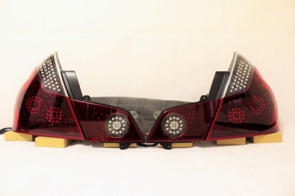 画像6: Y50 フーガ 前期 ＧＴ  フルLEDテール 8灯化 流星ウィンカー対応 インナーブラックラメフレーク塗装 (6)