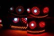 画像5: GRX12系 マークX 後期 フルLEDテール 6連リング 流星ウィンカー対応 インナーブラックラメフレーク塗装 (5)