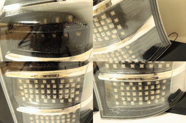 画像4: iQ フルLEDテール 6灯化 スモール/ストップ切替付 流星ウィンカー対応 インナーブラックラメフレーク塗装 (4)