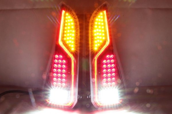 画像2: C27 セレナ フルLEDテールランプ インナーブラック塗装 (2)