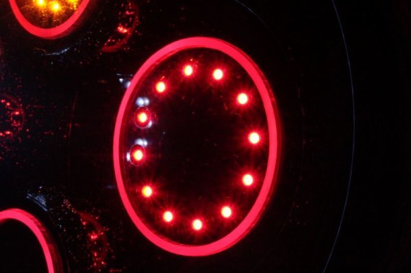 画像7: ムーヴラテ 後期 フルLEDテール 最新立体アクリル加工 LATTEロゴ インナーブラックラメ塗装 (7)