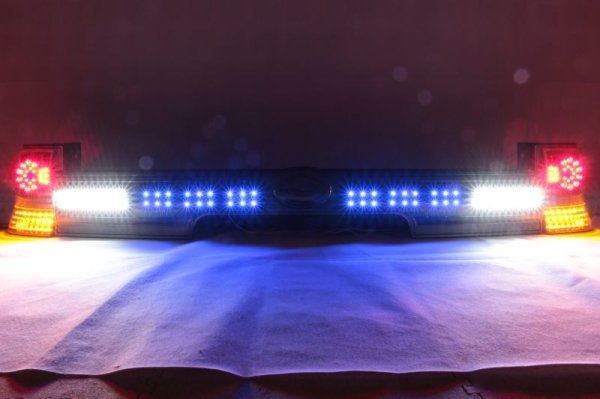 画像2: L375S/L385S タントカスタム フルLEDテール スモール/ストップ切替機能付 インナーブラック塗装 (2)