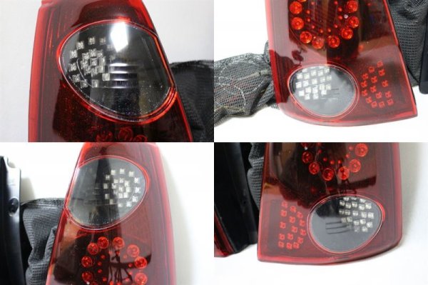 画像7: RA1/2 プレオ フルLEDテール　スモール/ストップ切替付 インナーブラックラメフレーク塗装 (7)