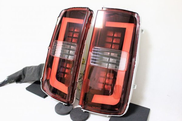 画像8: E51 エルグランド フルLEDロアテール 立体アクリル加工 パワーLED仕様 インナーブラック塗装 (8)