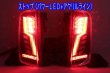 画像3: E52 エルグランド フルLEDロアテール 立体アクリル加工 ロゴ入り パワーLED仕様 インナーブラック塗装 (3)