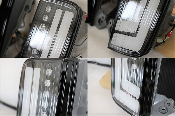 画像8: E52 エルグランド フルLEDロアテール オープニングモーション シーケンシャルウィンカー仕様 インナーブラック塗装 (8)