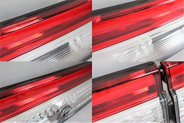 画像12: 新型デリカD5 リヤガーニッシュレンズ アクリル点灯加工 (12)