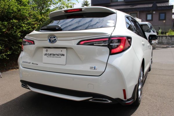 画像6: カローラツーリング テールランプ加工 Ver.1 上部のみアクリル発光加工 (6)