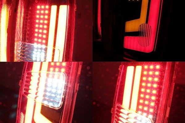 画像7: E51 エルグランド フルLEDロアテール オープニングモーション シーケンシャルウィンカー仕様 インナーブラック塗装 (7)