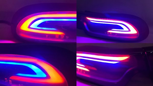 画像6: RX-7 FD3S フルLEDアクリルテールランプ ブルーオープニングモーション（スモール連動）＆シーケンシャルウィンカー対応 (6)